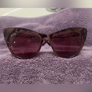 DIFF Eyewear Women's Burgundy Sunglasses